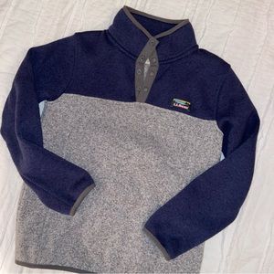 Boy’s L.L. Bean sweater knit pull over color-block